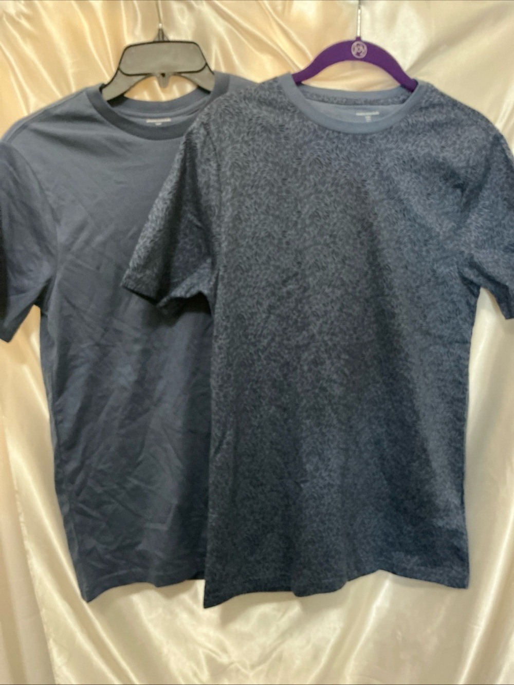 NWT Amazon Essentials Crew Neck T-Shirts - Navy (2-Pack)